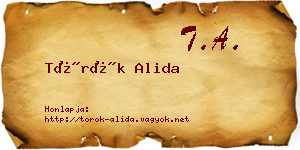 Török Alida névjegykártya
